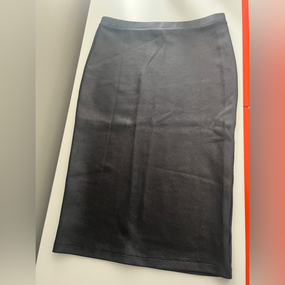 Jack by BB Dakota Textured Black Pencil Skirt